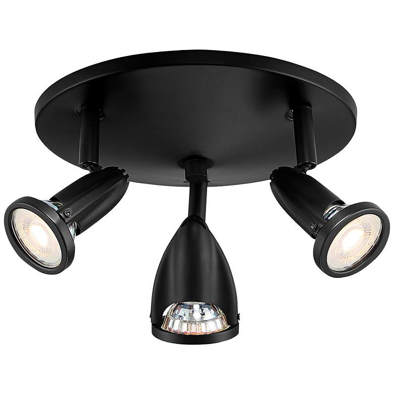 Image 2 Cobra - 3-Light LED Spotlight - Black Finish - Replaceable LED