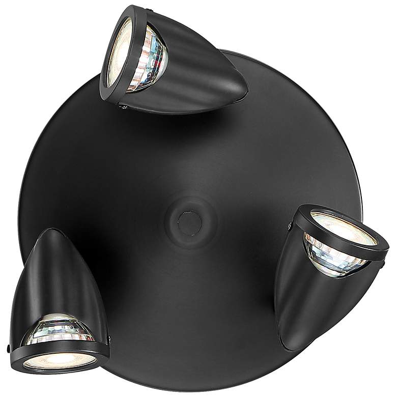 Image 4 Cobra - 3-Light LED Spotlight - Black Finish - Replaceable LED more views