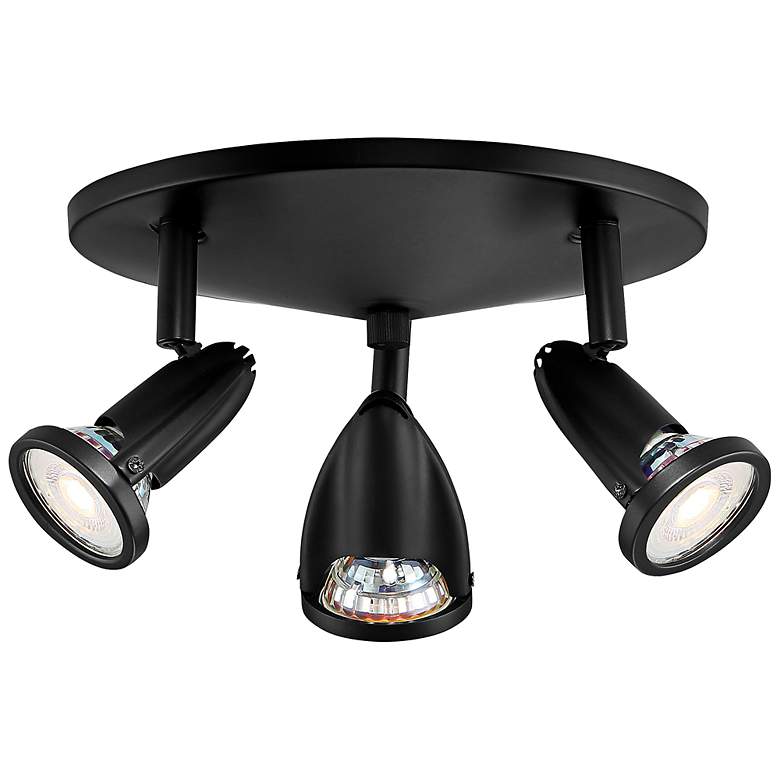 Image 5 Cobra - 3-Light LED Spotlight - Black Finish - Replaceable LED more views