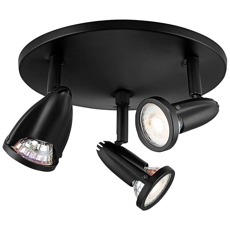 Image 6 Cobra - 3-Light LED Spotlight - Black Finish - Replaceable LED more views
