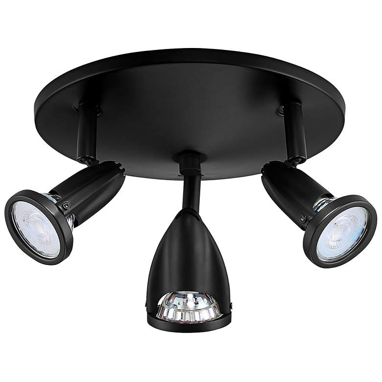 Image 7 Cobra - 3-Light LED Spotlight - Black Finish - Replaceable LED more views