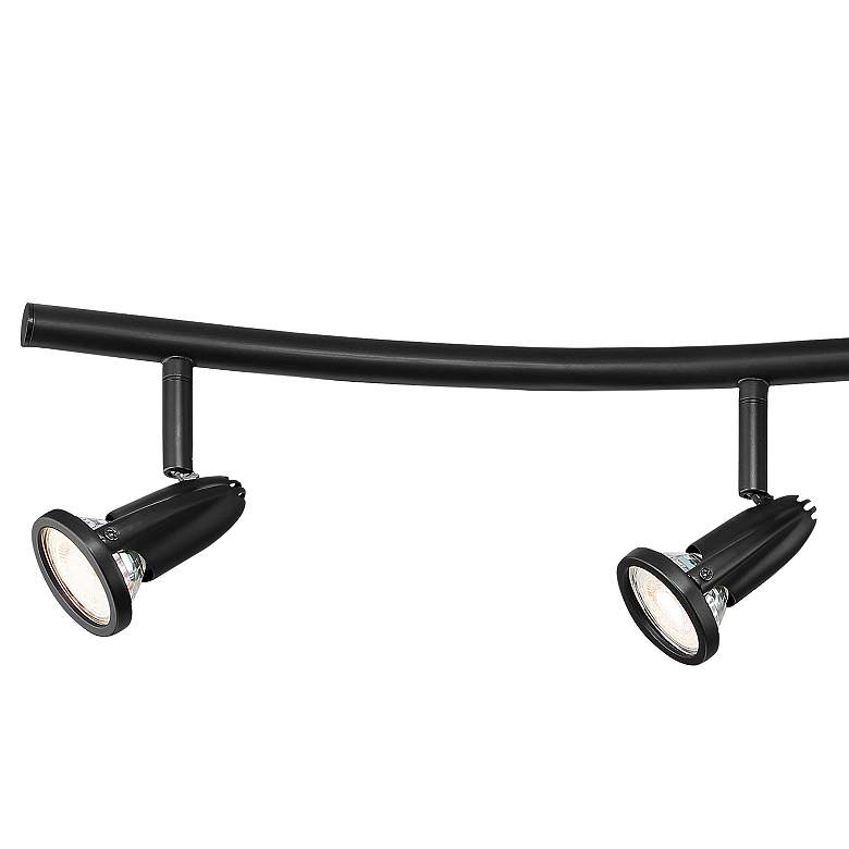 Image 2 Cobra - 4-Light LED Wall or Ceiling Spotlight Bar - Black Finish more views