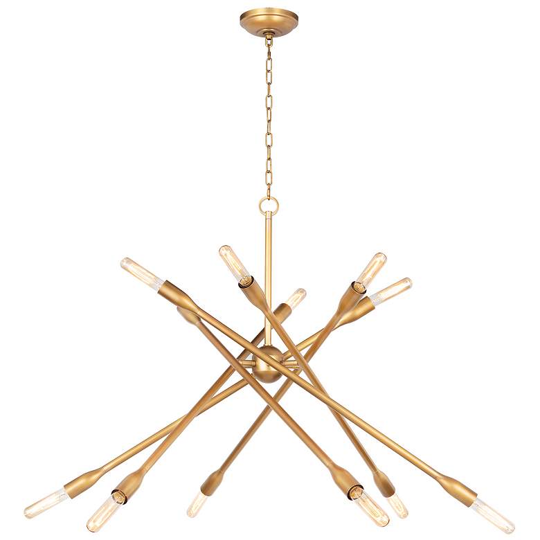 Image 1 Cobra Chandelier Large (Natural Brass)