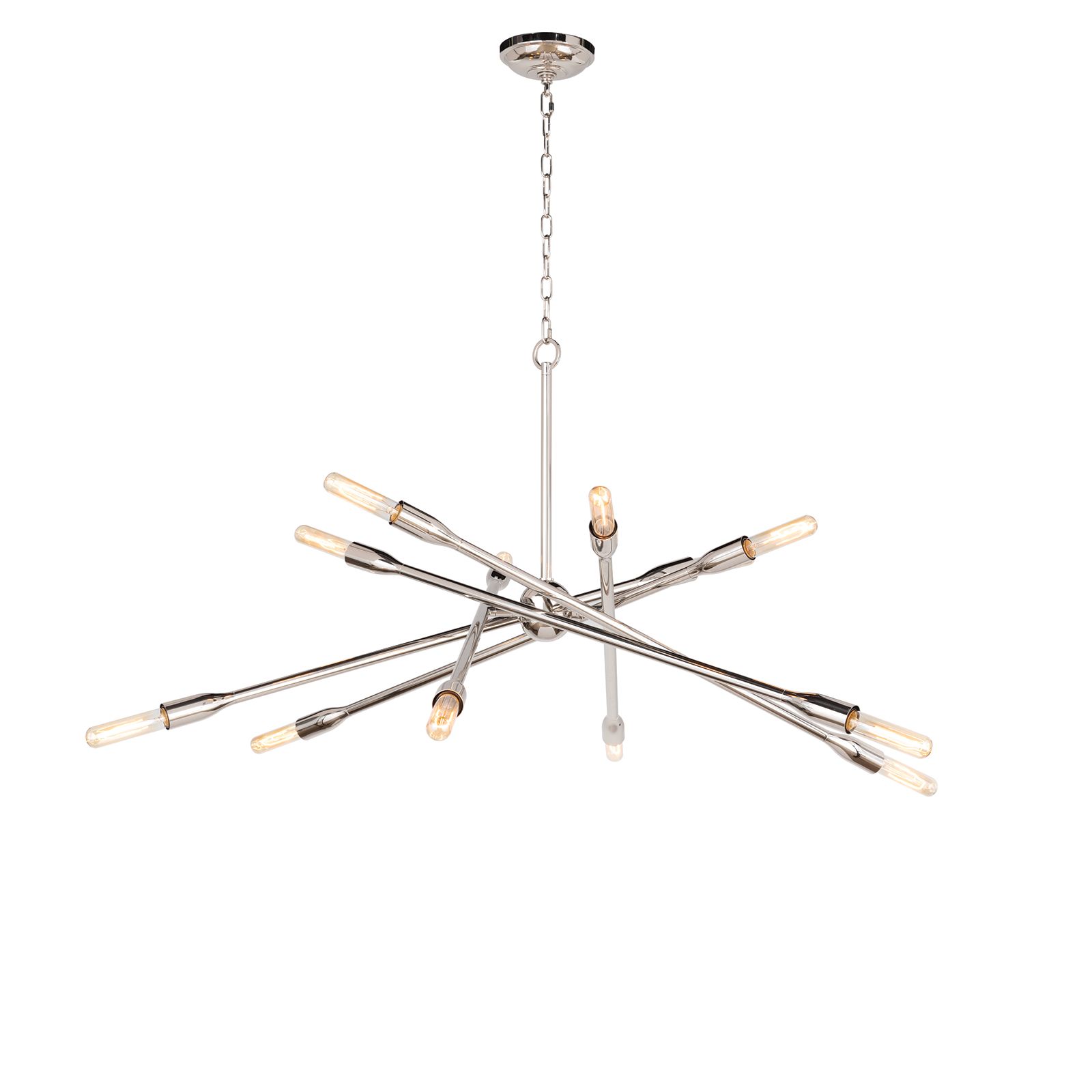 Image 3 Cobra Chandelier Large (Polished Nickel) more views