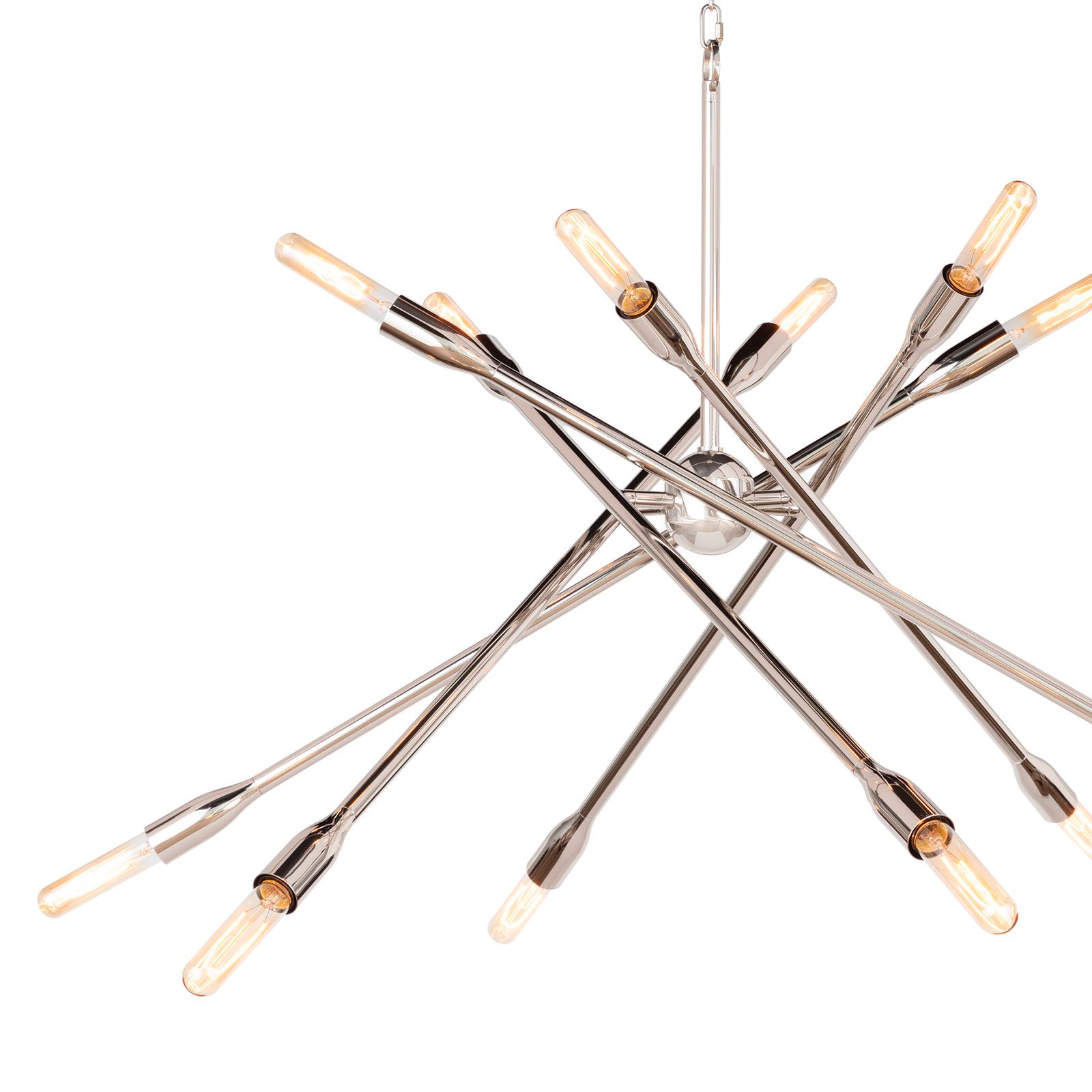 Image 4 Cobra Chandelier Large (Polished Nickel) more views