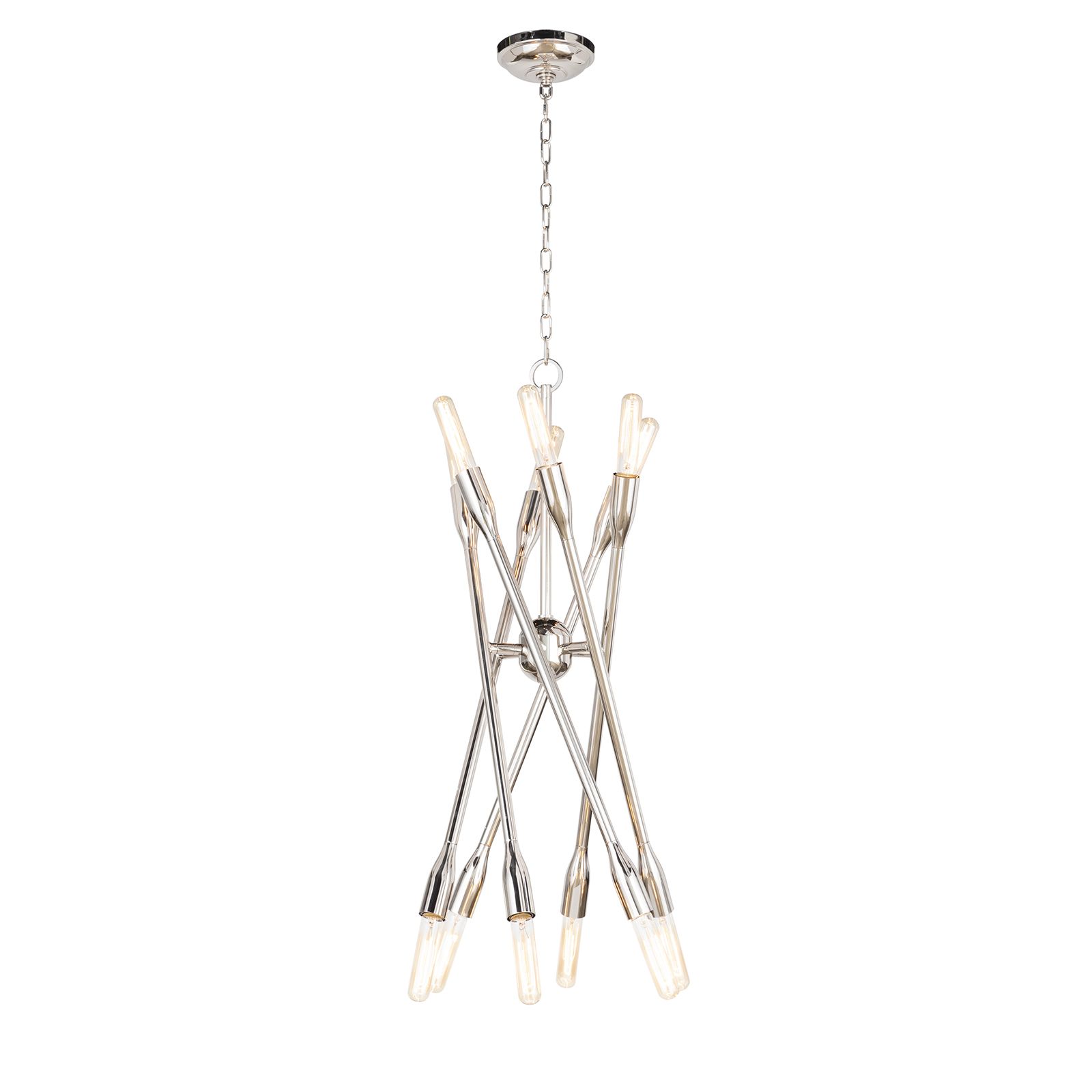Image 2 Cobra Chandelier Small (Polished Nickel) more views