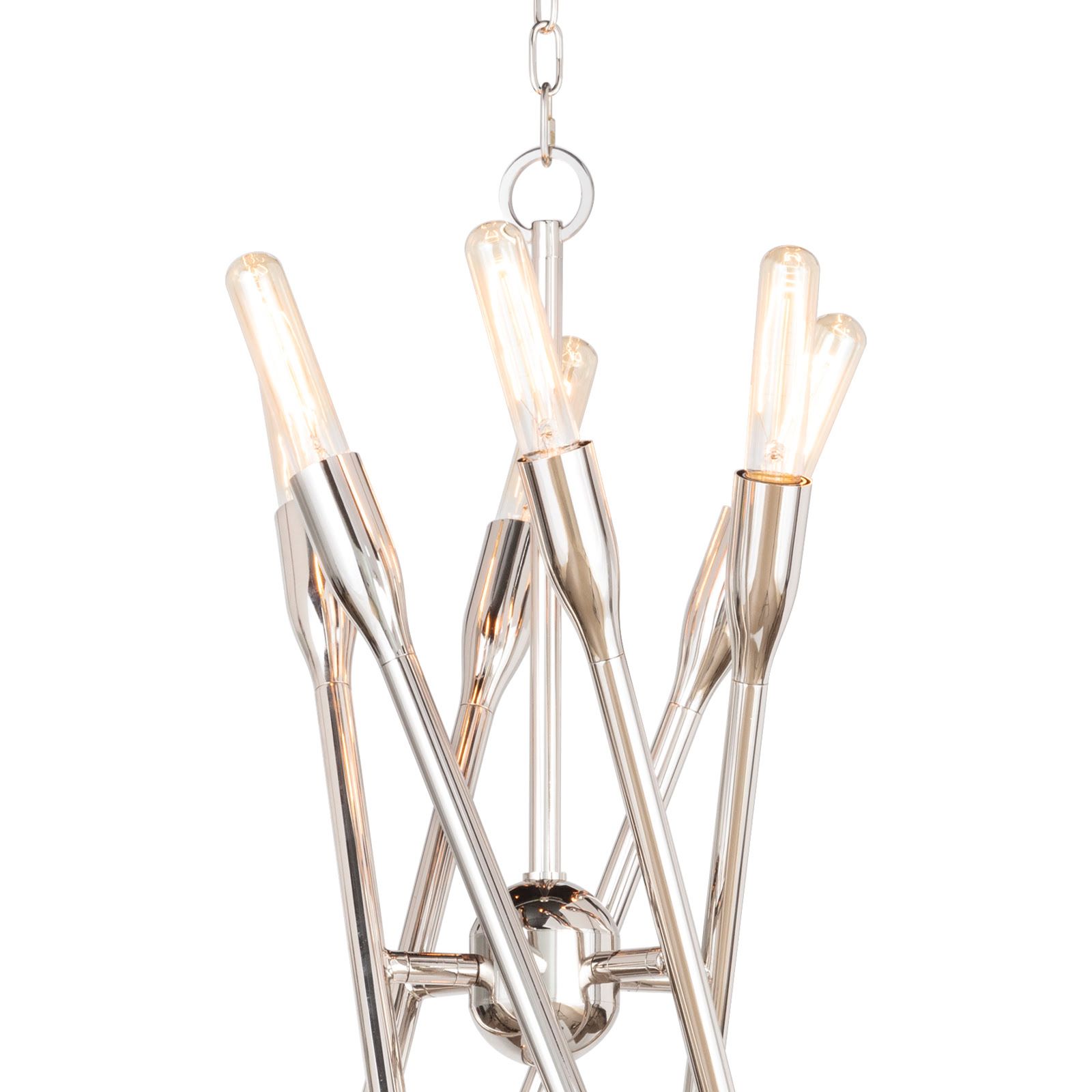 Image 4 Cobra Chandelier Small (Polished Nickel) more views