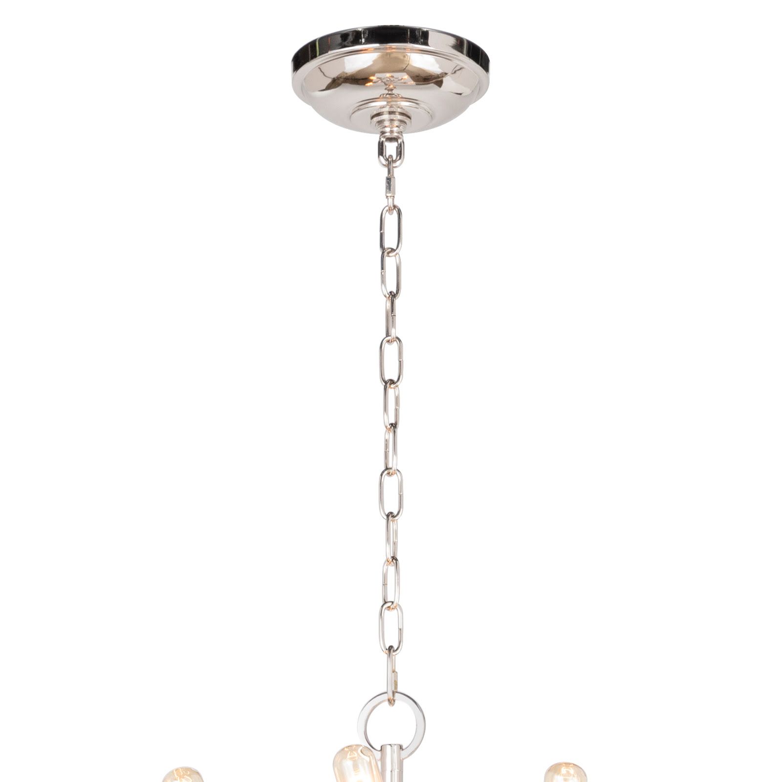 Image 5 Cobra Chandelier Small (Polished Nickel) more views