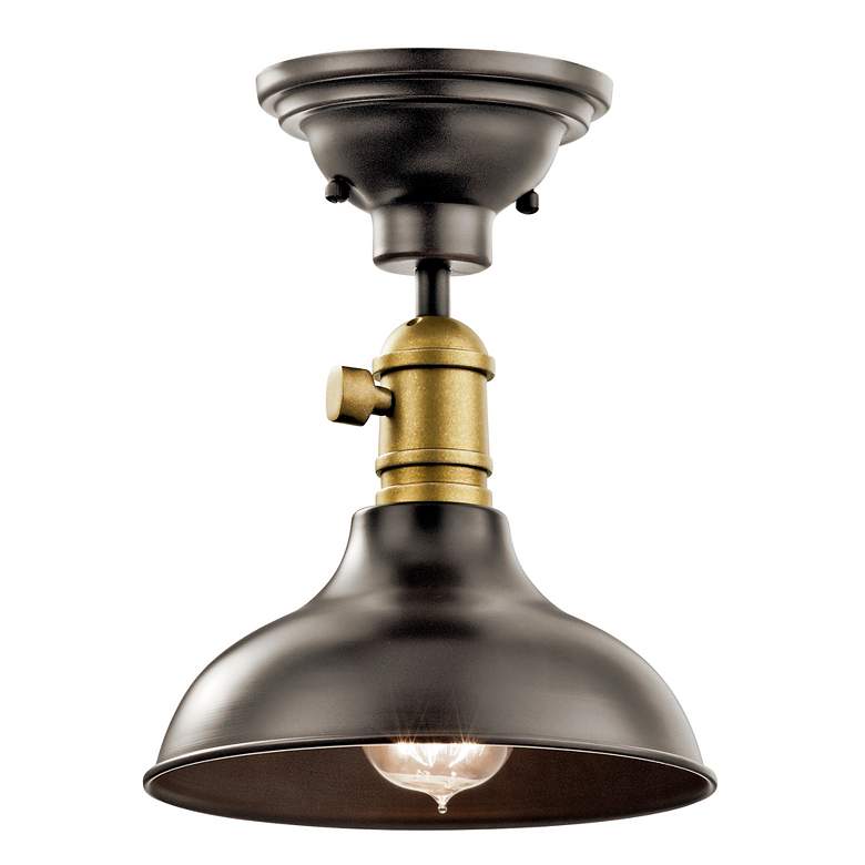 Image 4 Cobson 8" Wide Bronze Wall Sconce Convertible Mini Pendant more views