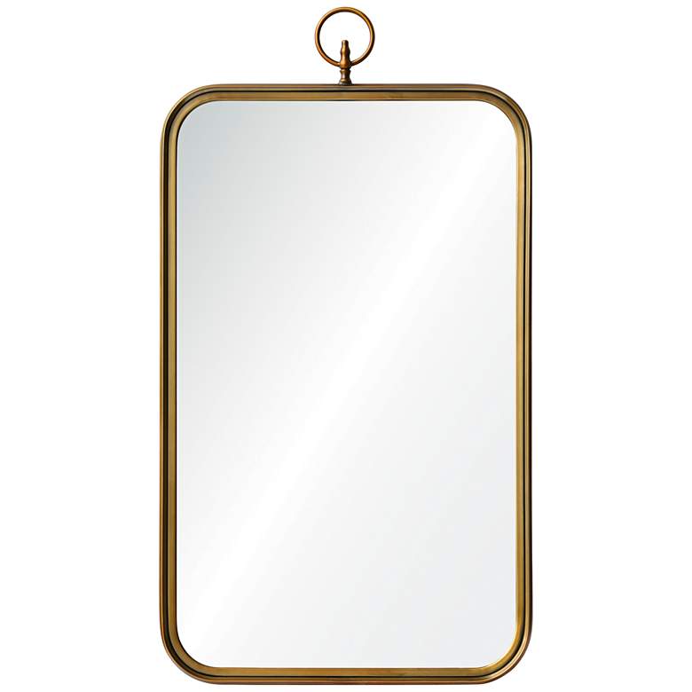 Image 2 Coburg Golden Brass 22 inch x 36 inch Rectangular Wall Mirror