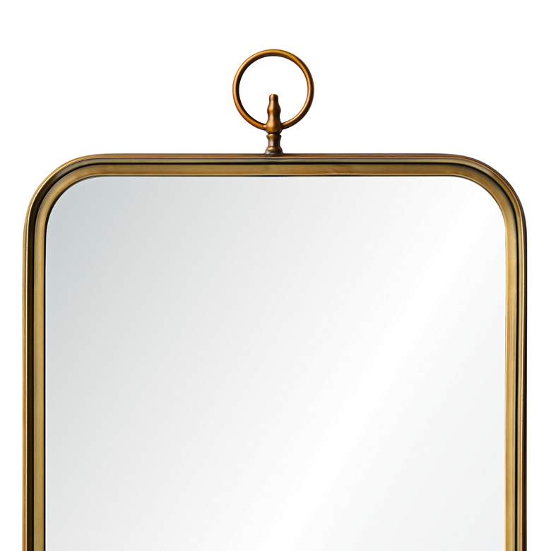 Coburg Golden Brass 22 inch x 36 inch Rectangular Wall Mirror more views