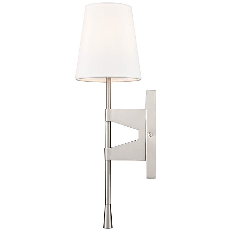 Image 4 Coburn 19 1/2" High Polished Brass Wall Sconce more views