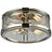 Coby 13" Wide Polished Nickel 2-Light Ceiling Light