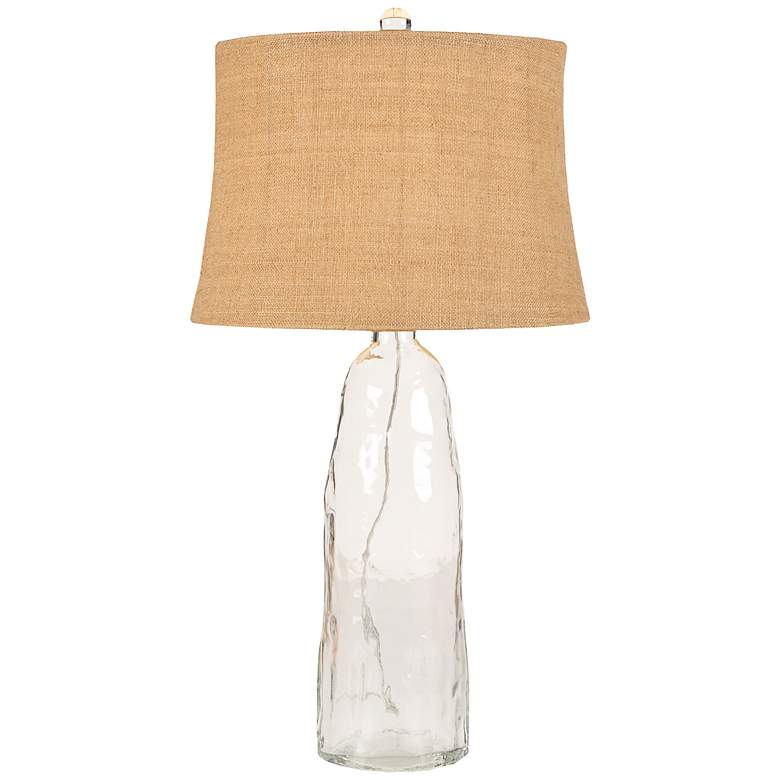 Image 1 Cocar Clear Glass Table Lamp