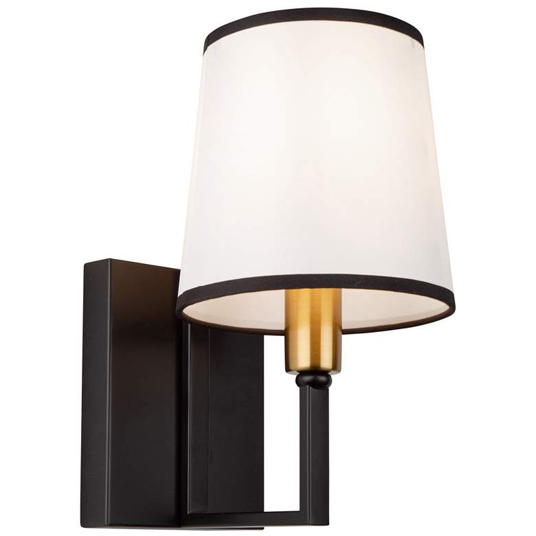 Image 1 Coco 1 Light Sconce Black and Gold