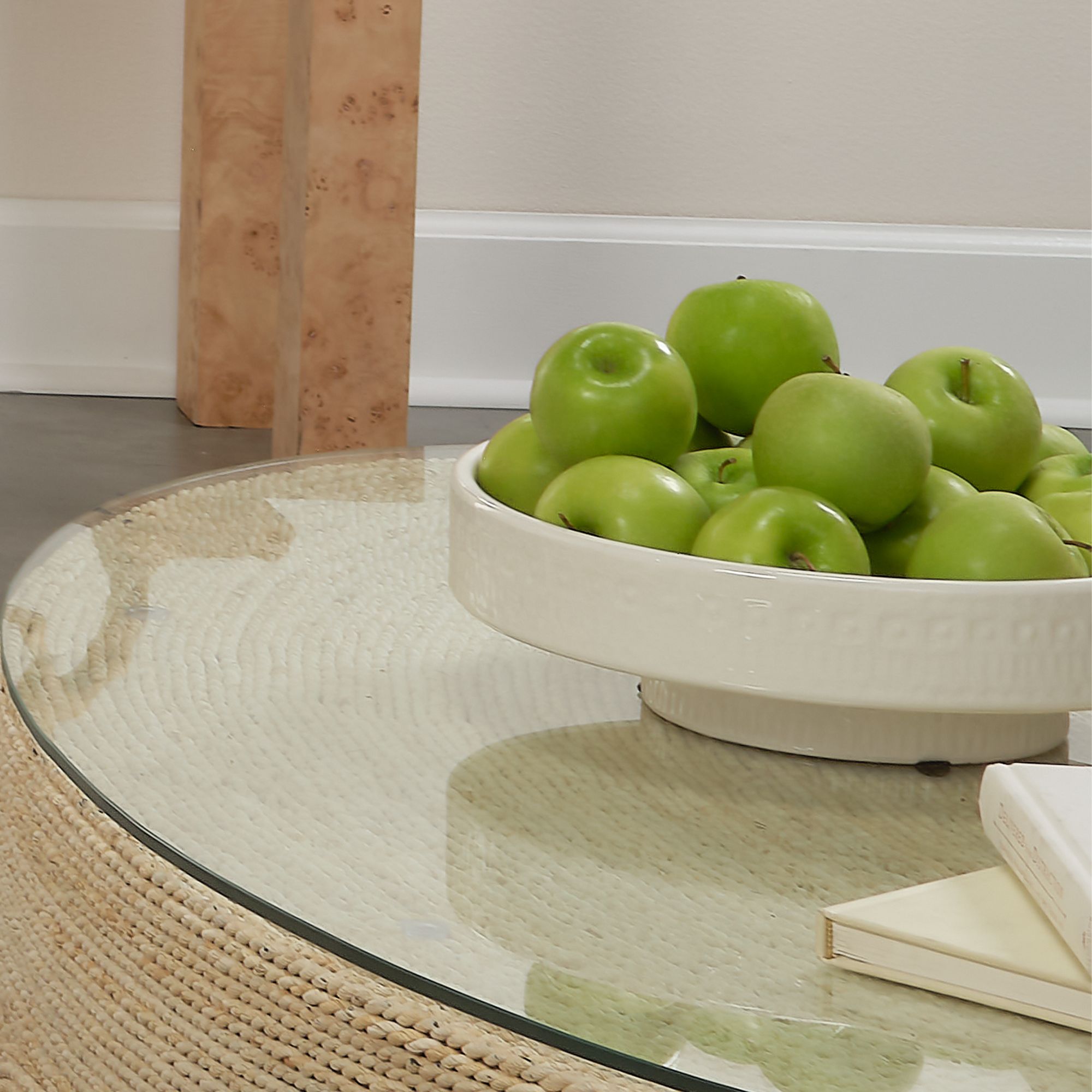 Coco 13 1/4" Wide White Modern Ceramic Pedestal Bowl