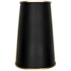 Coco 2-Lt Sconce - Matte Black/French Gold