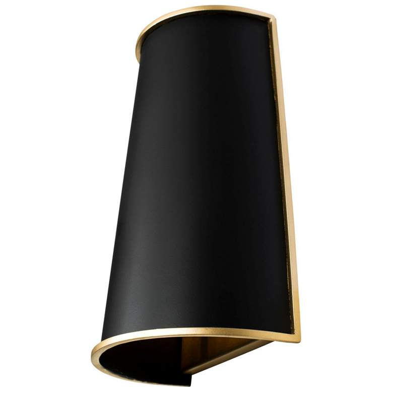 Image 3 Coco 2-Lt Sconce - Matte Black/French Gold more views