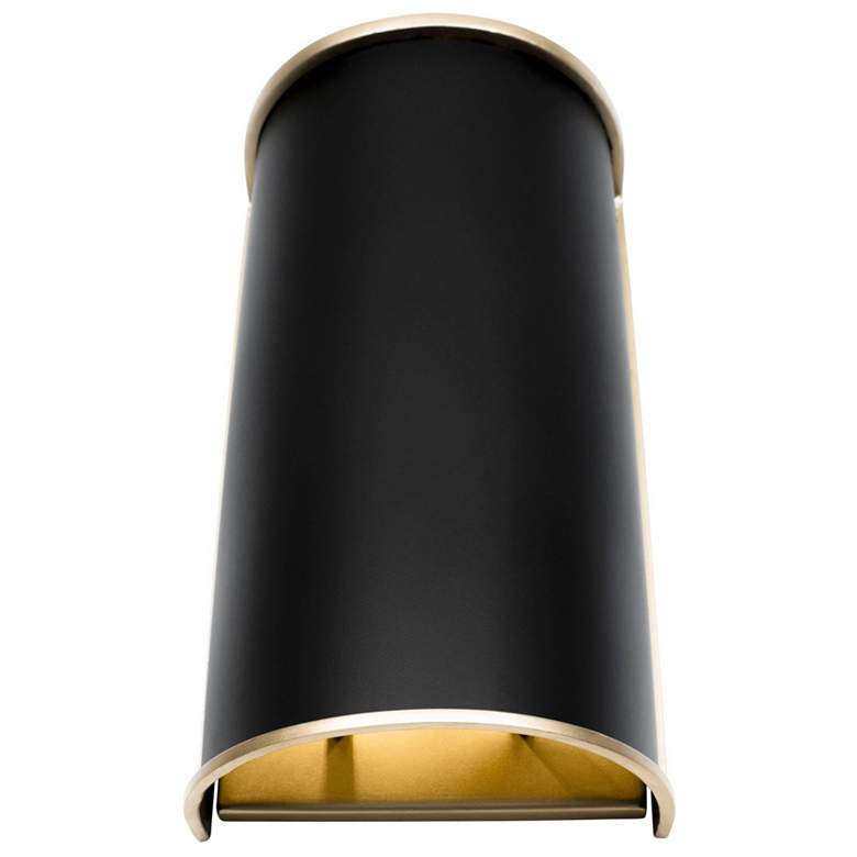Image 4 Coco 2-Lt Sconce - Matte Black/French Gold more views
