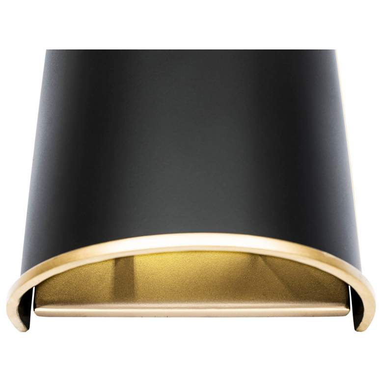 Image 5 Coco 2-Lt Sconce - Matte Black/French Gold more views
