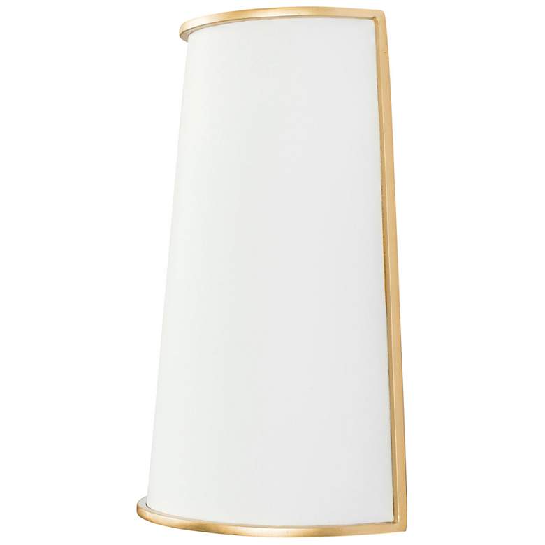 Image 2 Coco 2-Lt Sconce - Matte White/French Gold more views