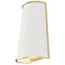 3_Coco 2-Lt Sconce - Matte White/French Gold more views