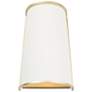 4_Coco 2-Lt Sconce - Matte White/French Gold more views