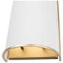 5_Coco 2-Lt Sconce - Matte White/French Gold more views