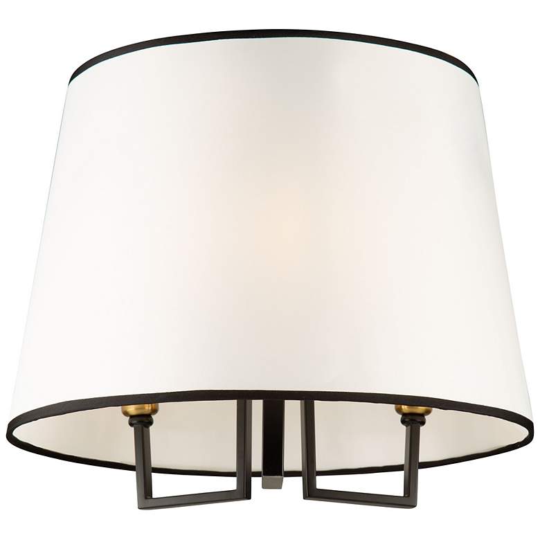Image 3 Coco 3 Light Semi-Flush Mount Black and Gold more views