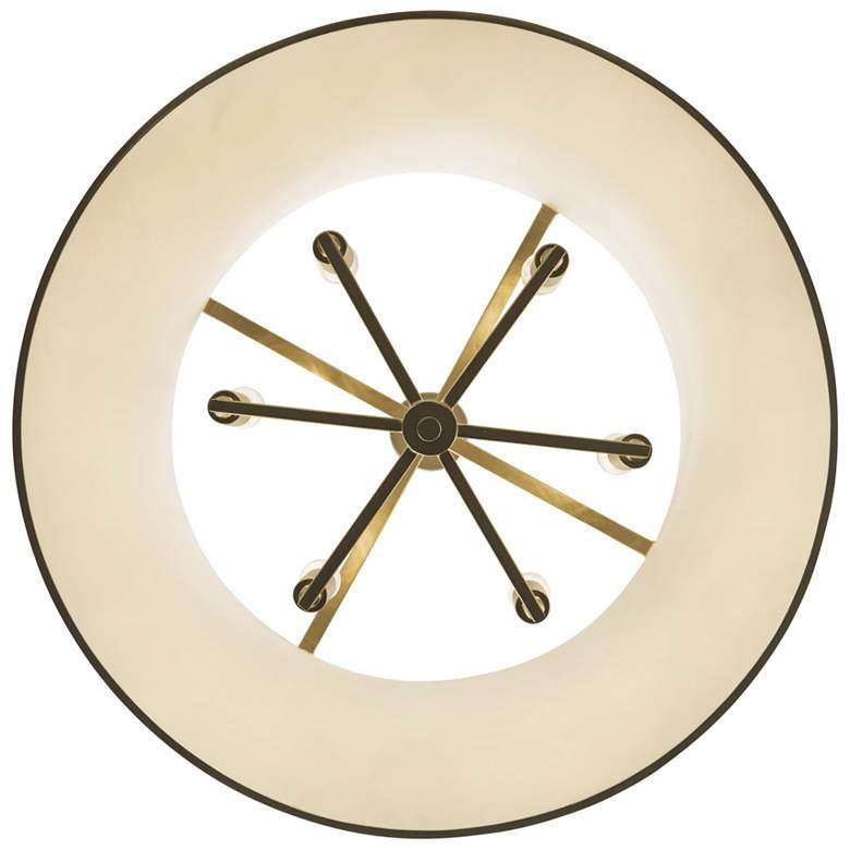 Image 5 Coco 6-Lt Pendant - Matte White/French Gold more views