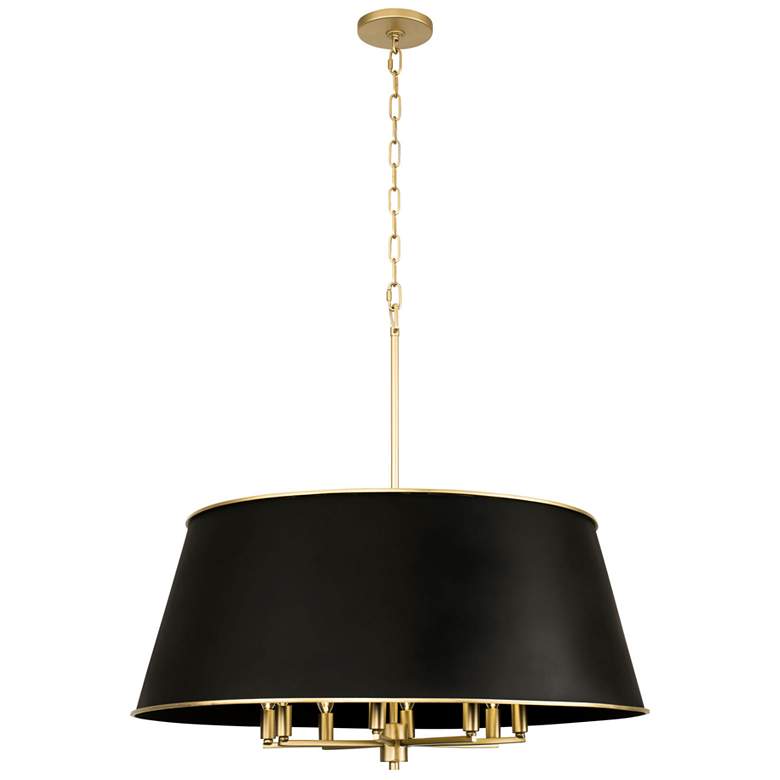 Image 1 Coco 8-Lt Pendant - Matte Black/French Gold