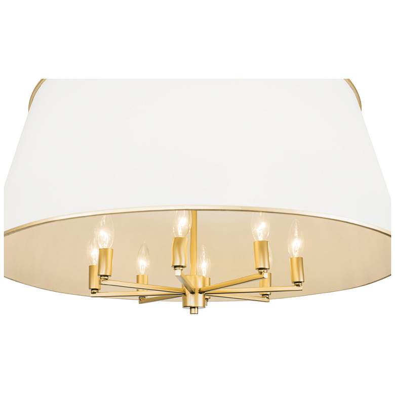 Image 3 Coco 8-Lt Pendant - Matte White/French Gold more views