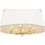 3_Coco 8-Lt Pendant - Matte White/French Gold more views