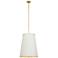 Coco 9-Lt Foyer - Matte White/French Gold