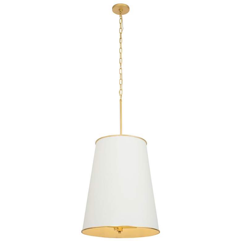 Image 2 Coco 9-Lt Foyer - Matte White/French Gold more views