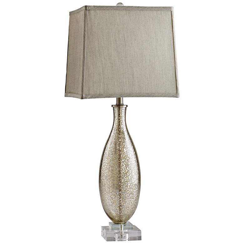 Image 1 Coco Vase Shape Glass and Crystal Table Lamp