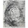 Coda Abstract Hand Woven Black Area Rug 2' x 3'