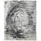 Coda Abstract Hand Woven Black Area Rug 2' x 3'