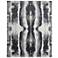 Coda Abstract Hand Woven Black Area Rug 3'-6" x 5'-6"