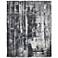 Coda Abstract Hand Woven Black Area Rug 5' x 8'