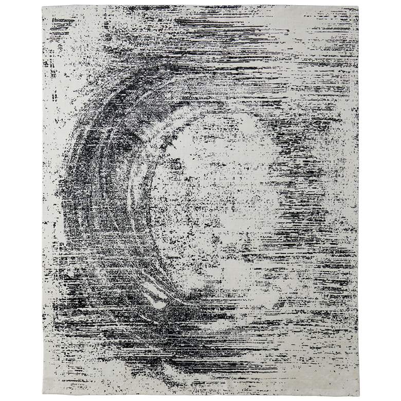 Image 1 Coda Modern Abstract Hand Woven Black Area Rug 8928F