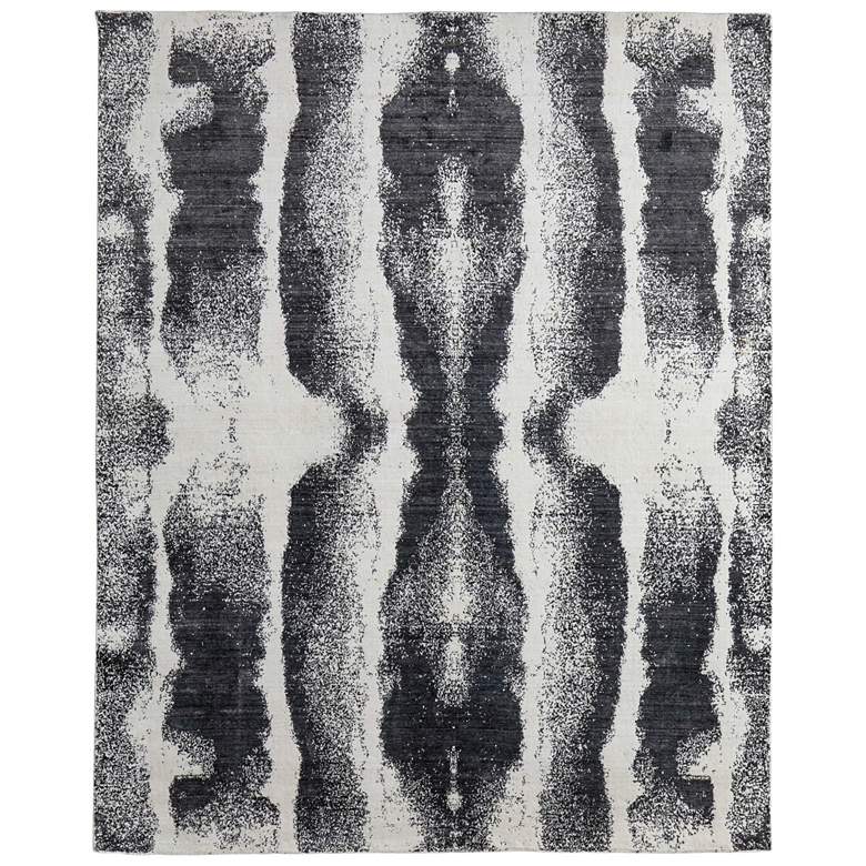 Image 1 Coda Modern Abstract Hand Woven Black Area Rug 8930F