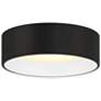 1_Cody 13" Wide Matte Black LED Flush Mount