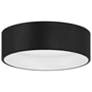 2_Cody 13" Wide Matte Black LED Flush Mount more views