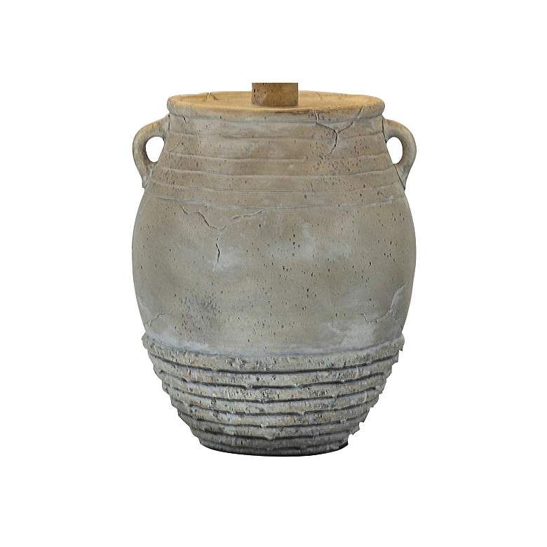 Image 3 Cody Gray Wash 27" High Hydrocal 2-Handle Jug Table Lamp more views