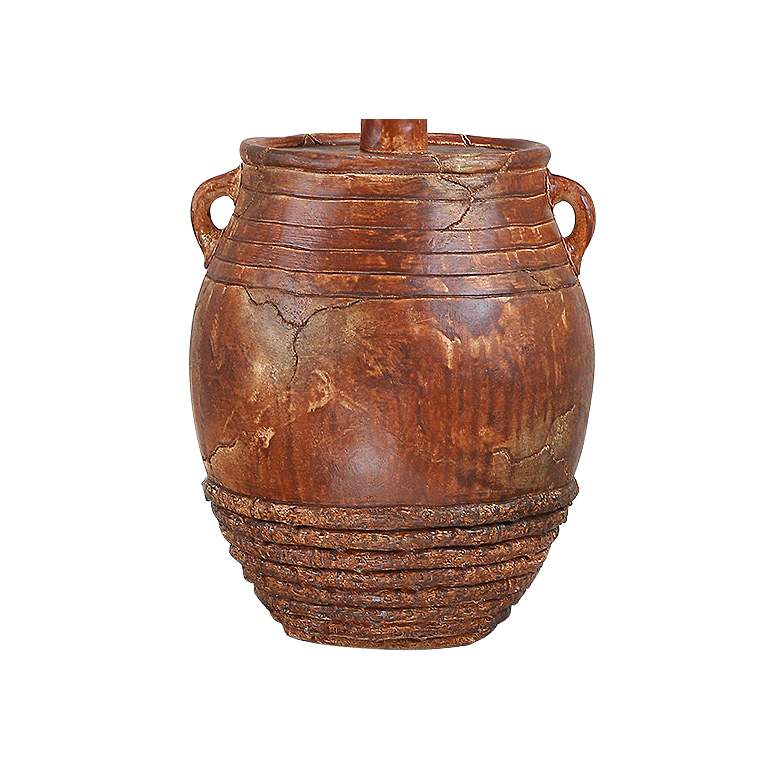 Image 4 Cody Indian Brick 27" High Hydrocal 2-Handle Jug Table Lamp more views