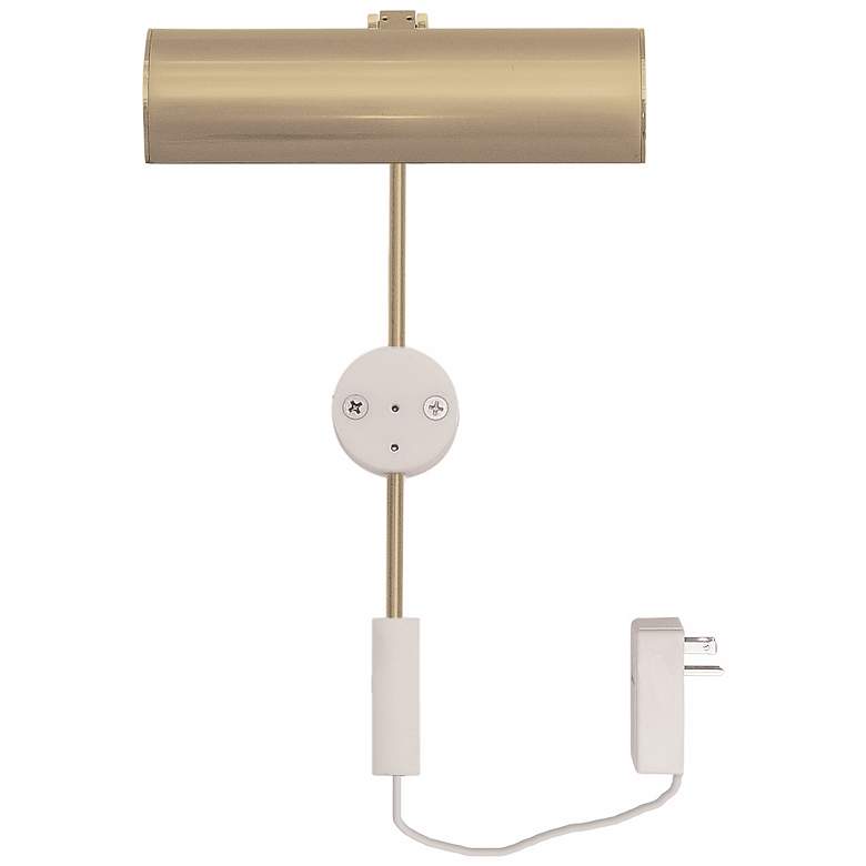 Image 1 Cody Satin Brass 6 inch LED Picture Light