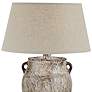 3_Cody Weathered Brown 27" High Hydrocal 2-Handle Jug Table Lamp more views