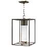 Coen 17 3/4"H Oil-Rubbed Bronze LED Outdoor Hanging Light