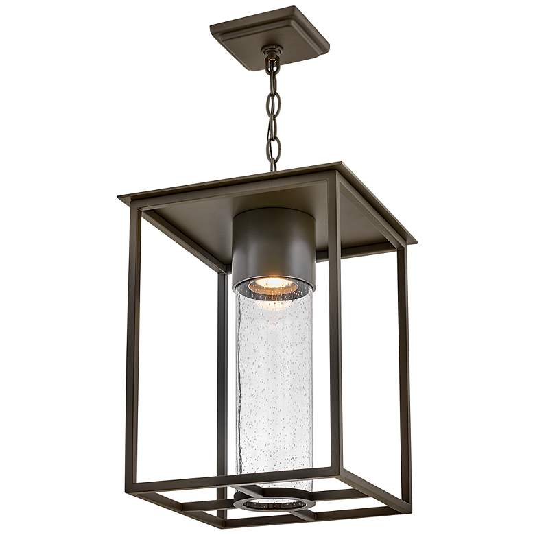 Image 5 Coen 17 3/4"H Oil-Rubbed Bronze LED Outdoor Hanging Light more views